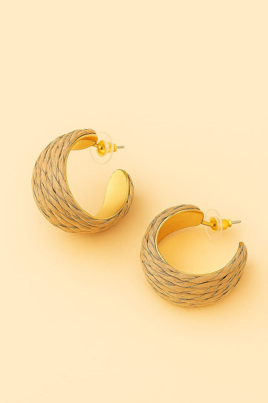 Beige hoops