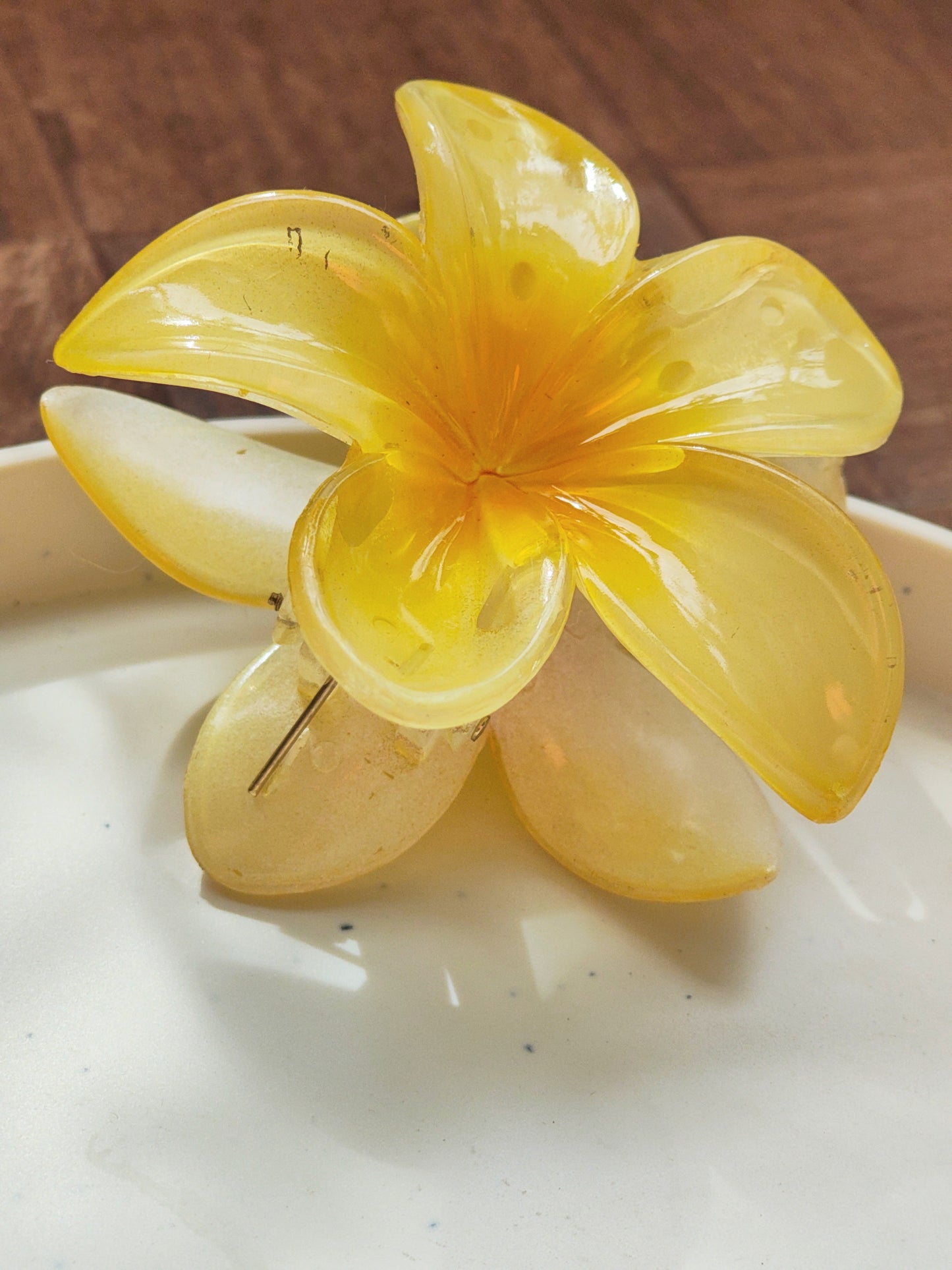 Flower Hair Claw Clip