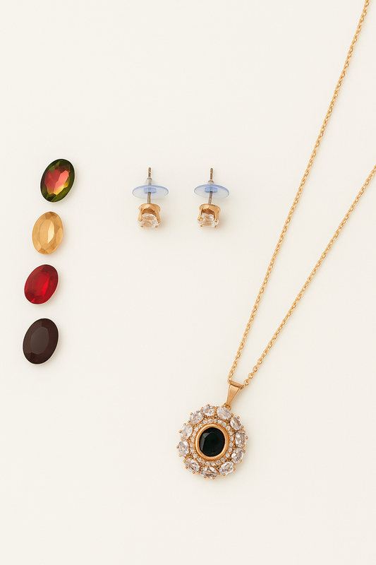 Mood Drop” Interchangeable Pendant Set
