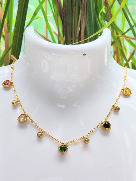 Meher Drop Charm Necklace