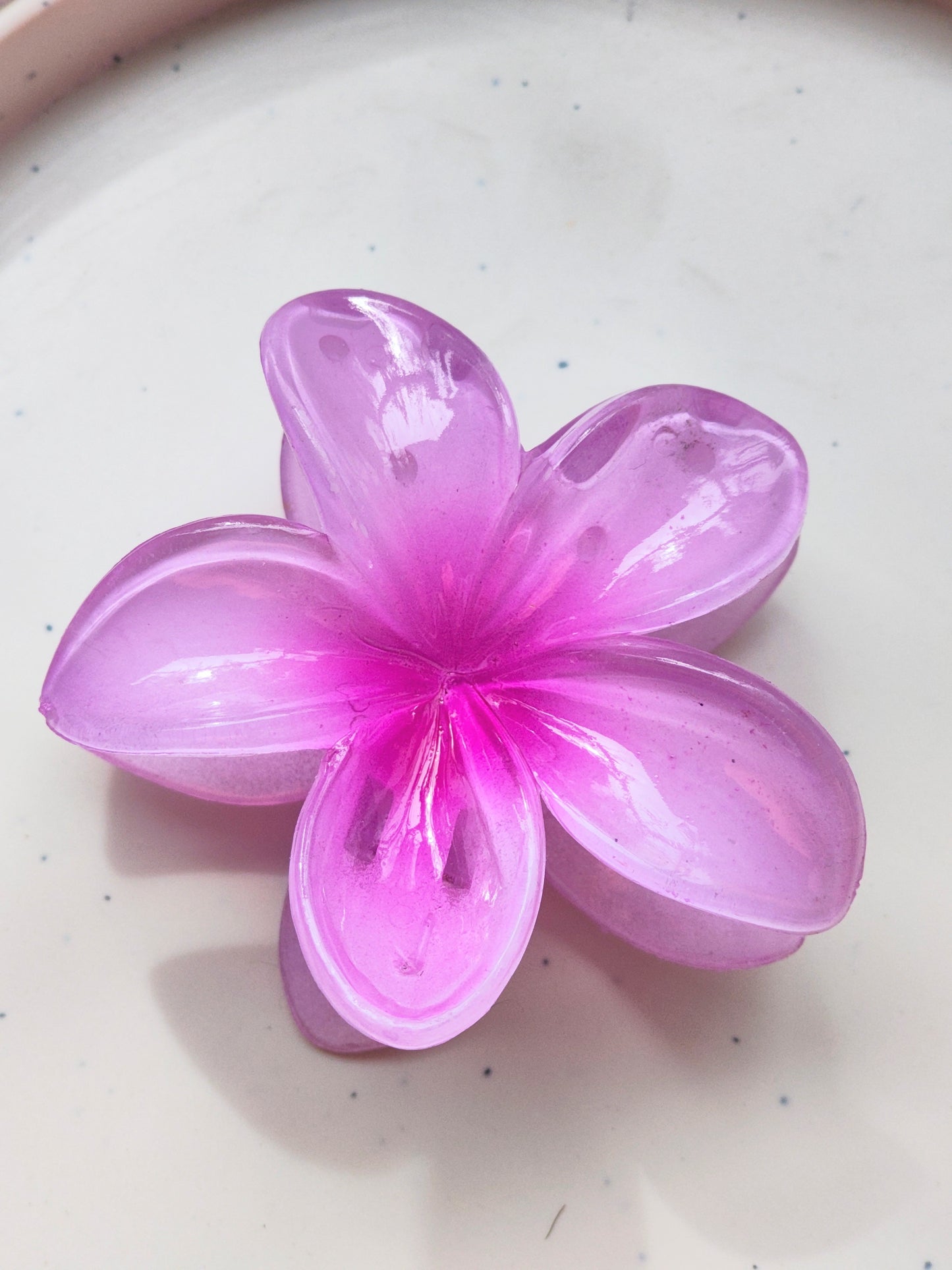Flower Hair Claw Clip
