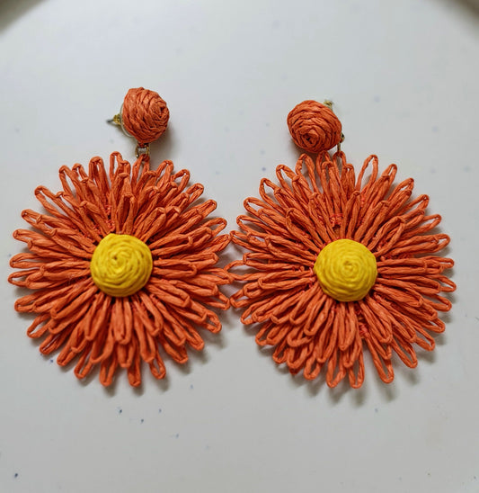 Orange BougainBliss Studs