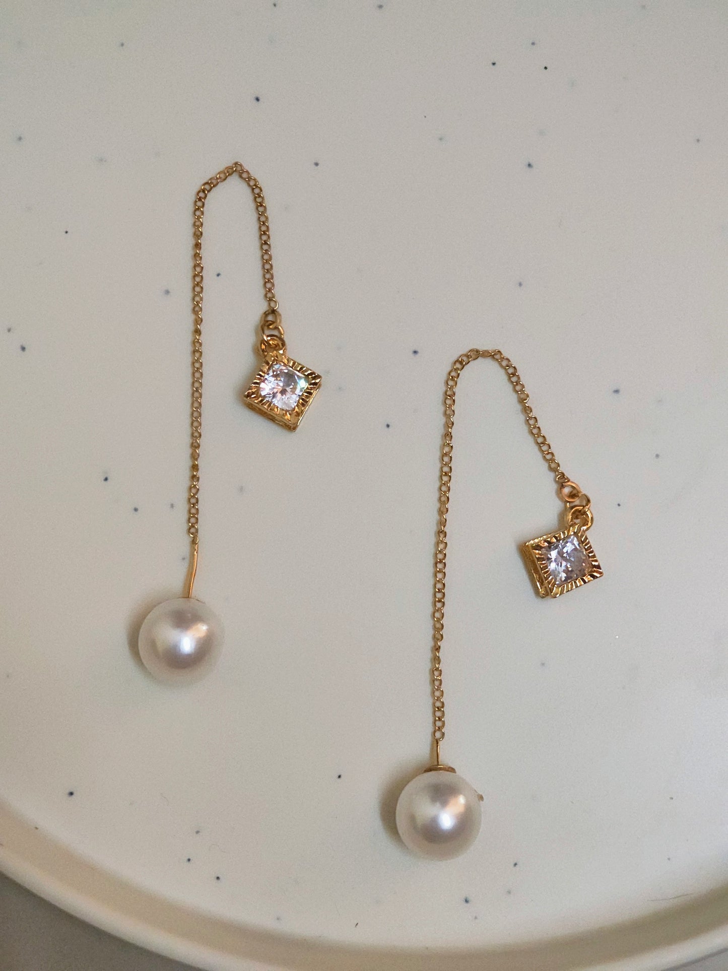 “Whispers of Elegance” Sui Dhaga Earrings