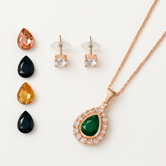 “Mood Drop” Interchangeable Pendant Set