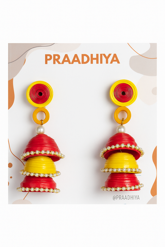 Sunshine Bloom Jhumkas 🌼