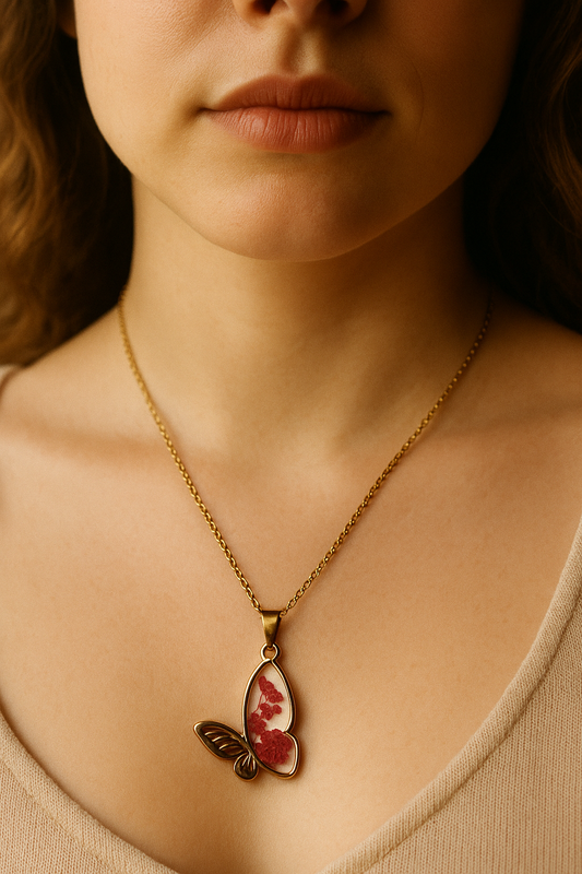 FlutterBloom Copper Necklace