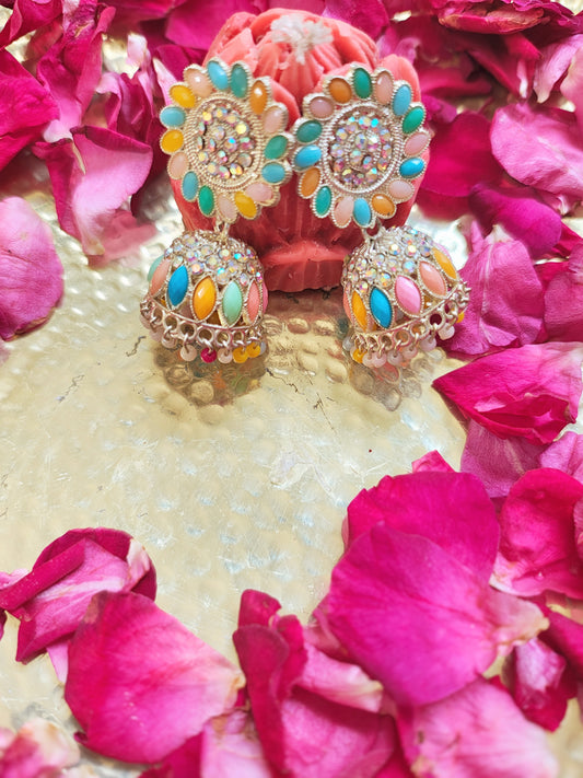 Rangbahaar Jhumkas