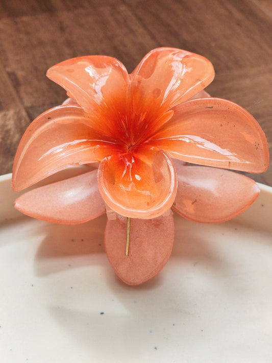 Flower Hair Claw Clip