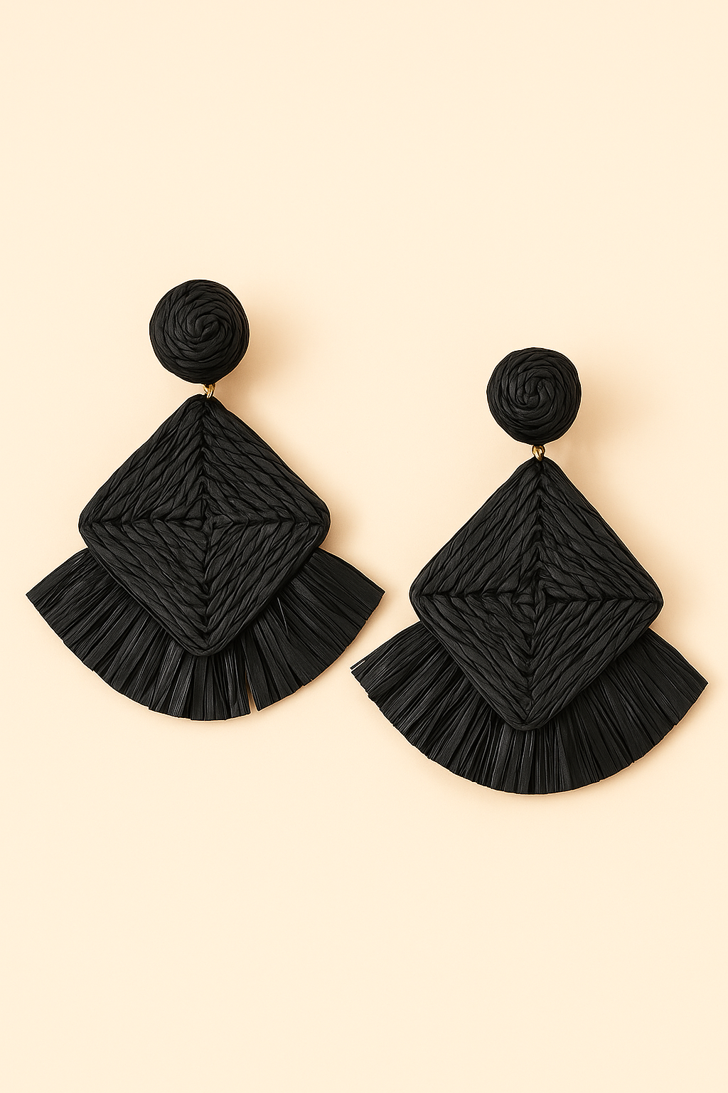 Black Tassel Drops