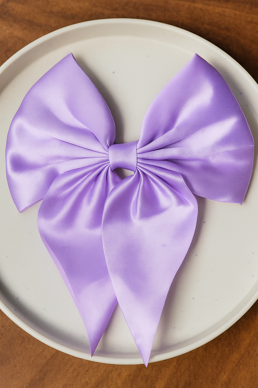 Lavender Whimsy Satin Bow