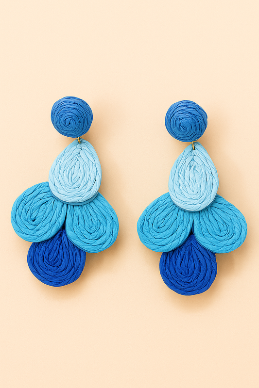 Shades of blue drops