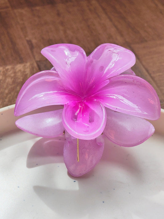 Flower Hair Claw Clip