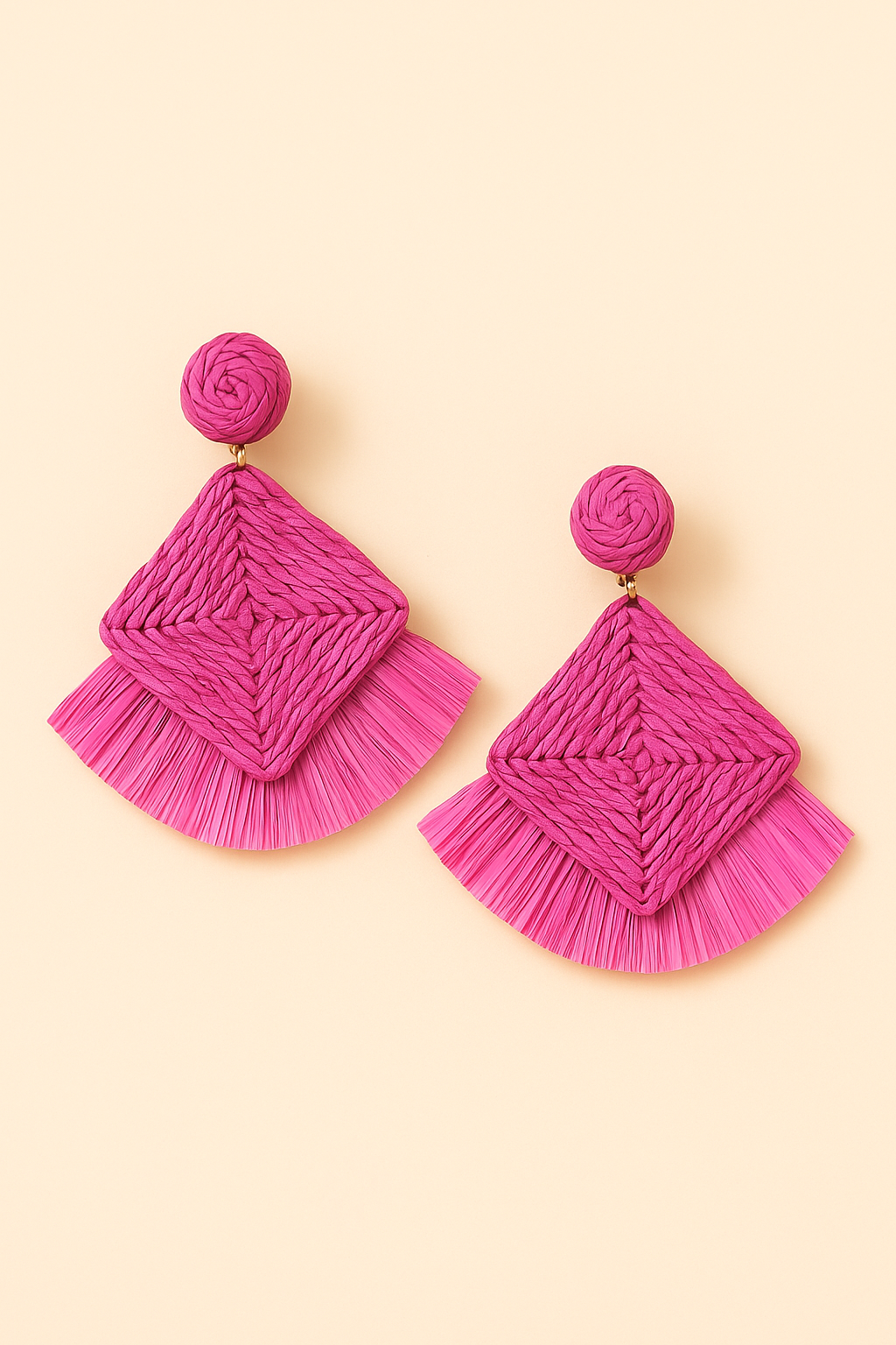 Pink Tassel Drops