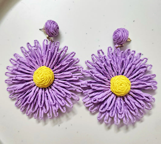 Purple BougainBliss Studs